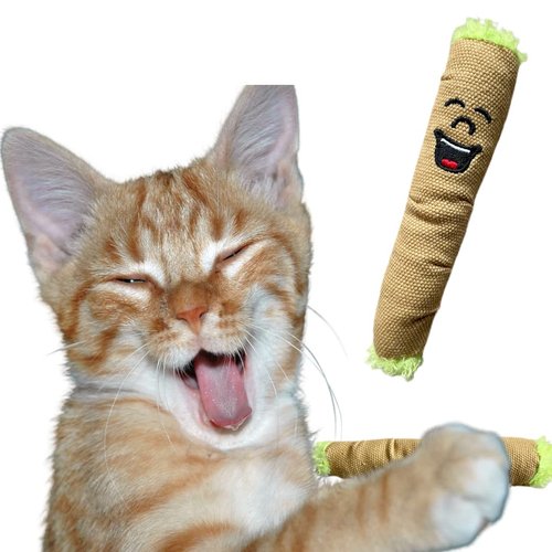 PAW:20 Bud Jr. The Weed Nug, Jay Jr. The Joint & Lil' B The Blunt Cat Toy Set