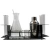 Chemistry Themed Cocktail Barware Set w Hazard Label Decals