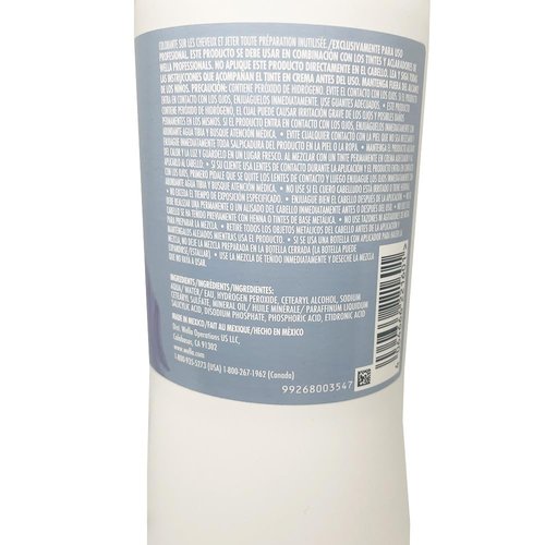 Welloxon Perfect Pastel Developer 1.9% / 6 Vol Koleston Perfect Hair Color Developer Creme 33.8 Fl Oz and M Hair Designs Tint Brush Comb (Bundle)