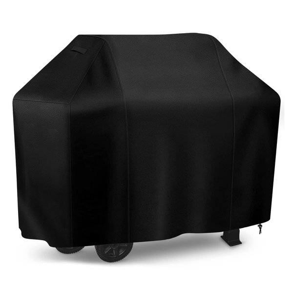 Grill Cover 55 inch, iCOVER Waterproof BBQ Gas Grill Cover, Polyester Lightweight Easy On/Off, Dustproof Fade Resistant for Weber Char-Broil Nexgrill and More Grills