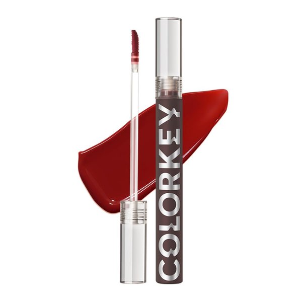 COLORKEY Lip Gloss Mirror Series, Hydrating Lip Gloss with Essential oil, High Shine Glossy Lip Tint, Hydrated & Fuller-looking Lips, Long-Lasting Liquid Lipstick (B708 Tea time)
