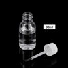 BENECREAT 20 Packs 30ml/1oz Plastic Brush Applicator Cap Bottles for Glue, Paint, Art Journal and House Project