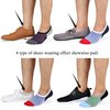 Mottee&Zconia No Show Socks for Mens Low Cut Ankle Invisible Non-Slip Casual Cotton Socks 6Pairs Size8-11