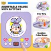 SMILESSKIDDO Play Kitchen Playset for Kids 3-12 Year Old - Toy Kitchen Pretend Play Food Sets for Girls Boys, Purple Play Pots and Pans Sets for Kids Kitchen, Learning Gift for Toddlers