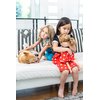 Little Adventures Twirl Princess Doll Dress - Doll Not Included - Machine Washable Child Pretend Play and Party Doll Clothes with No Glitter (Retro Polka Dot Twirl)