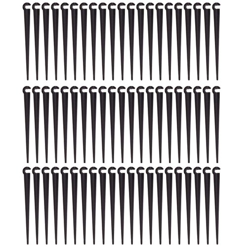 Balter-D 200 Pack Irrigation Drip Support Stakes 1/4 Inch Tubing Hose Holder