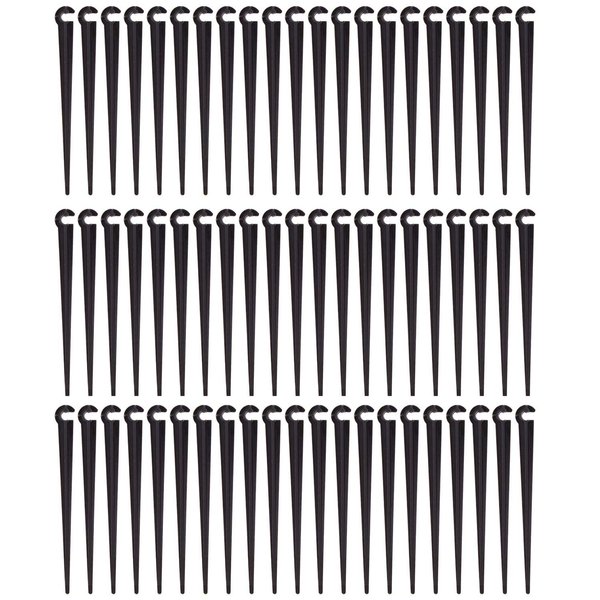 Balter-D 200 Pack Irrigation Drip Support Stakes 1/4 Inch Tubing Hose Holder