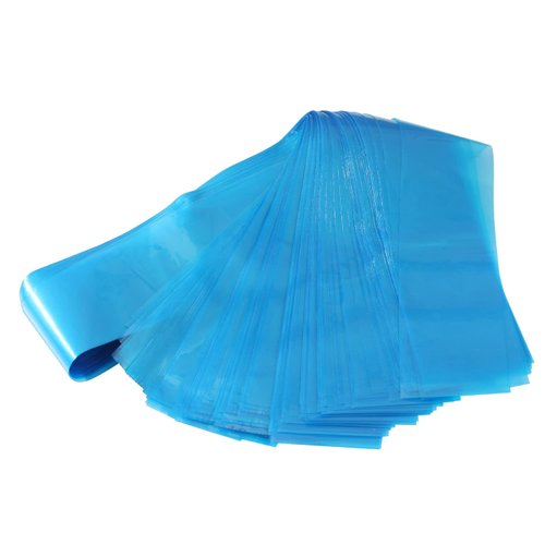 Clip Cord Covers,KingWei One Box of 125 PCS Plastic Blue Clip Cord Sleeves,Tattoo Clip Cord Covers