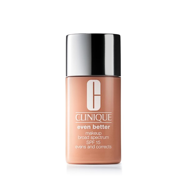 Clinique Even Better Makeup Medium Coverage Foundation Broad Spectrum SPF 15 | Evens Skin Tone + Reduces Dark Circles, Bisque