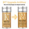 AnWoor Hair Wax Stick, 3PCS - Wax stick for Hair Wigs Edge Control, Hair Wax Stick for Flyaways, Taming Frizz, Hair Styling Slick Stick for Pomade & No-Greasy - 2.7 Oz