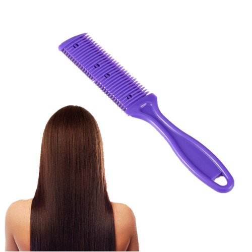 Hair Cutter Comb Dual Side Haircut Scissor Hair Cutting Trimming Comb with Stainless Steel Blade Hair Grooming Shaper Tool for Long or Short Hair (1)