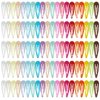 MJIYA 100 Pack Clips for Hair, Hair Barrettes For Girls Metal Snap Hair Clips Accessories (Multicolor 3-5CM)