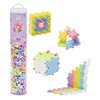 PLUS PLUS 240 Piece Interlocking Building Blocks for Kids, Open Ended Connecting Toys, STEM Bin Classroom Mini Manipulatives - Pastel Mix Play Tube
