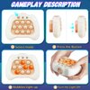 Acvens Fast Push Game,4 Mode,Sensory Toys,Fast Puzzle Game,ADHD,Pop Fidget Toys for Kids Age 6-12,Birthday Gifts for Girls and Boys (Light White)