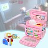 GRAOSO Carrying Case Compatible with Little Tikes Story Dream Machine Books Starter Set, Toy Storage Bag with Handle and Shoulder Strap for Storybook, Character, Accessories, Pink, Bag Only