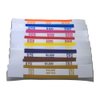 L LIKED Pack of 400 Money Band Bundles Self Sealing Currency Straps for Bill Wrappers (50 of Each - 400 Assorted)