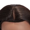 Traininghead 26"-28" Mannequin Head Hair Styling Training Practice Head Manikin Cosmetology Doll Head Synthetic Fiber Hair Hairdressing Training Model with Free Clamp Stand
