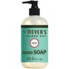 MRS. MEYER'S CLEAN DAY Liquid Hand Soap in Basil Scent, 12.5 ounce bottle (2 Bottles)