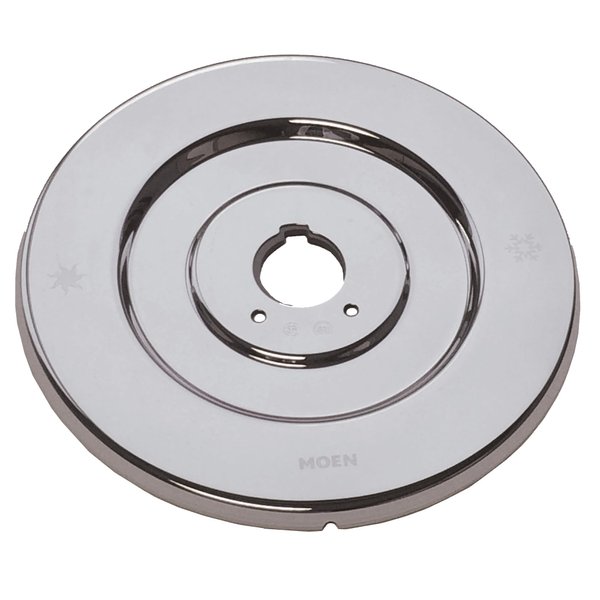 Moen Chrome Chateau Collection Replacement Escutcheon Pate for One-Handle Tub and Shower Faucets, 16090