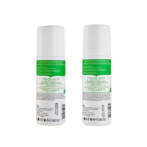 Lafe's Natural Deodorant | 2 Unscented Roll Ons & 1 Extra Strength Roll On Deodorants | 24-Hour Protection & Natural; 3 Pack (3 oz each)