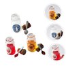 ibasenice Mini Figurine Food Toy 3 Pcs Miniature Charms Miniature Milk Bottles Tiny Stuff Toy Yogurt Alloy Strawberry Jam Honey Doll House Furniture