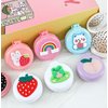 Pink Rabbits Travel Hair Brush Pocket Comb with Mini Mirror Portable Compact Folding Hair Brushes Round Mini Compact Massage Comb for Girls and Women, Styling Tools and Appliances, Hair Combs (2H965)