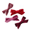 Velvet Bow Hair Clip Knotted Soft Hair, Jfny100, Size one size fits more