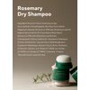 AROMATICA Rosemary Dry Shampoo Powder 10g/0.3oz - Mini Dry Shampoo with Panthenol and Biotin For Dark Hair | Travel Dry Shampoo | Non aerosol & Talc Free
