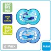 MAM Original Baby Pacifier, Nipple Shape Helps Promote Healthy Oral Development, Sterilizer Case, 16+ Months(Pack of 1)