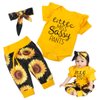 20-22 inches Reborn Baby Dolls Clothes Yellow Suits with Sunflower Patterns Reborn Newborn Babies Matching Clothes