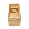 BSIRI Canopic Chest- Challenging Brain Teaser Wooden Box Mind Puzzles and Use as Money Box, Stash Box, Jewelry Box, 3D Puzzle Lock Box, Gift Card, Money Puzzle Box for Cash Gift