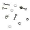 HanTof 410Pcs Tiny Hex Socket Head Cap Screws Bolts, 304 Stainless Steel M2 x 4/6/8/10/12/16/20mm, Micro Allen Head Machine Screws, Nuts and Washers Kit with Hex Wrench, Fully Threaded Pitch: 0.4mm