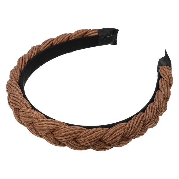 VOCOSTE Fabric Hairbands, No Slip Fashion 0.79" Wide Hair Accessories, Red Brown Headbands for Women