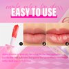 Wugbc Jelly Lip Oil Gloss, Big Brush Juicy Lips Glow Oil Mask Makeup, Moisturizing Tinted High Shine Nourishing Plumping Hydrating Dry Lip Balm Care, Non-Sticky All day for Women, Watermelon