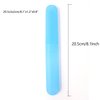 Honbay 7PCS Plastic Dust-Proof Toothbrush Case Holder for Daily and Travel Use - 5 Toothbrush Head Covers as Gift, Random colors
