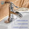 BWE 6 Inch Bathroom Vessel Vanity Sink Faucet 4" Hole Cover Deck Plate Escutcheon Chrome