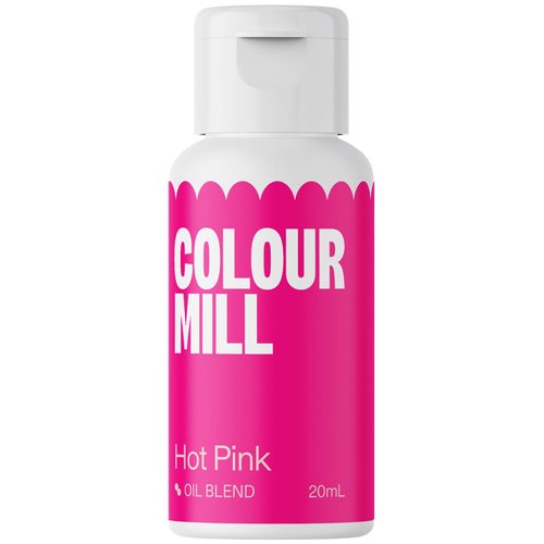 Colour Mill Oil-Based Food Coloring, 20 Milliliters Hot Pink