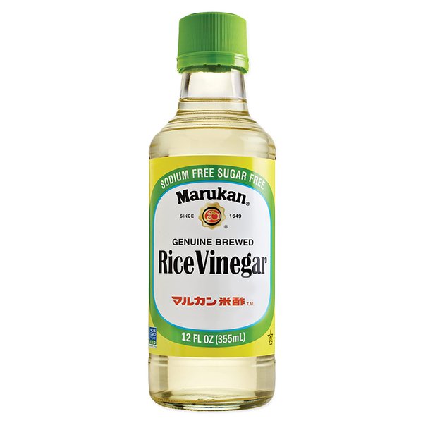 Marukan Genuine Brewed Rice Vinegar, 12 Ounce Glass Bottle (Pack of 1)