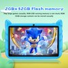 Tech Kidz - 32GB Tablet for Kids 7 inch Android Tablet Lots of Free Content Pre-Installed, Kids Learning Toy Computer with WiFi, YouTube, Parental Control, Age 3+ (Blue)