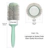 EAGLE FORTRESS Professional Round Hair Brush for Blow Drying with Ceramic + Ionic, Round Brush for Blow Out with Innovative Bristle Combination Round Brush for Bangs, Blowout, Styling (2.08in)