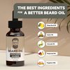 Crafted Beards Beard Oil Beard Oil Conditioner - Leave Your Beard Feeling Amazing - All Natural Ingredients - No Residue - Mustache Oil - 1oz - Made in the USA (Sandalwood Bourbon)
