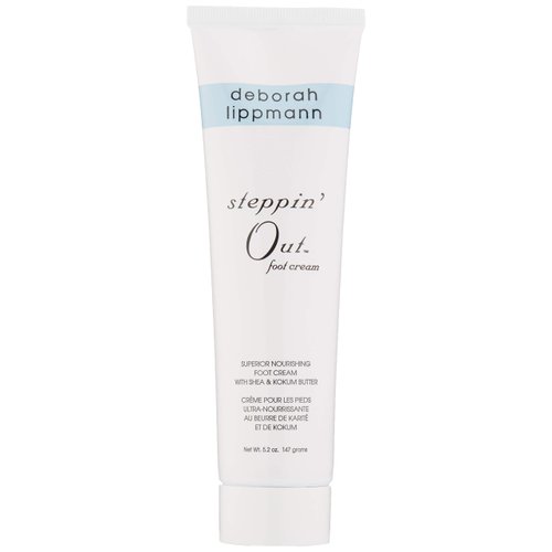 Deborah Lippmann Steppinâ€™ Out Nourishing Foot Cream | Moisturizing Cream with Acai and Kokum Butter | Softens and Restores Skinâ€™s Flexibility | Non-Greasy Formula | 5.2 Oz