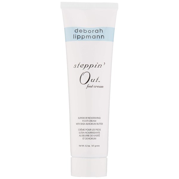 Deborah Lippmann Steppinâ€™ Out Nourishing Foot Cream | Moisturizing Cream with Acai and Kokum Butter | Softens and Restores Skinâ€™s Flexibility | Non-Greasy Formula | 5.2 Oz