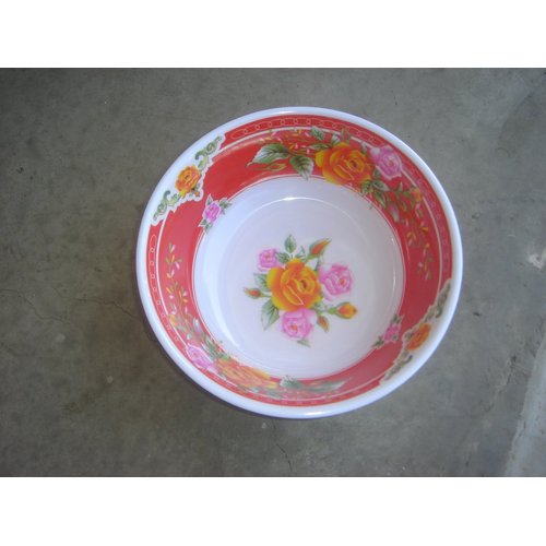 High Quality Grade 1 Melamine Soup Bowl 7" Diameter Red Color