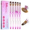 SAVILAND 5pcs Acrylic Nail Brush Set - Size 4/8/10/14/16 Professional Acrylic Nail Brush for Acrylic Application Acrylic Nails Extension & Carving for Nail Salon Home DIY