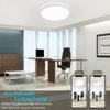Airand LED Flush Mount Ceiling Light 5000K Daylight LED Ceiling Light Fixture 18W 1650LM Bathroom Ceiling Light Waterproof Round LED Ceiling Lamp for Kitchen, Bedroom, Hallway, Living Room