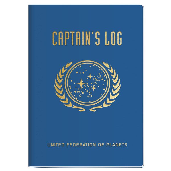 The Unemployed Philosophers Guild Star Trek Captain's Log Passport Sized Mini Notebook