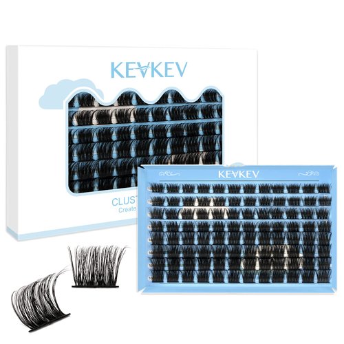 Lash Clusters 96 Pcs Cluster Lashes Eyelash Clusters DIY Cluster Eyelash Extensions Individual Lashes Soft and Comfortable (Sandstorm,D-10-16mix)