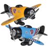 ArtCreativity Diecast Classic Wing Airplane Toys with Pullback Mechanism, Set of 2, Diecast Metal Jet Plane Toys for Boys, Aviation Party Favors, Goodie Bag Fillers for Kids