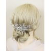 Brihasory Silver Bridal Wedding Hair Comb Handmade Rhinestone and Crystal Wedding Hair Accessories for Brides Elegant Party Prom Tiaras for Girls and Women Anniversary Valentine's Day Bridesmaid Gifts
